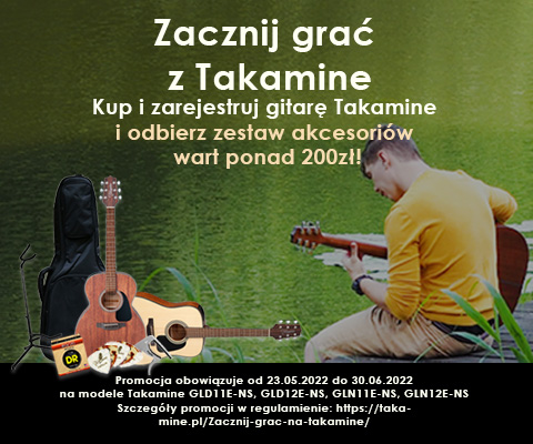 Zgarnij pakiet akcesoriów do gitary Takamine